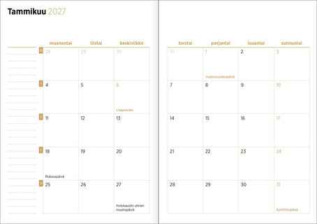 Color A6, vaaleanpunainen 2027