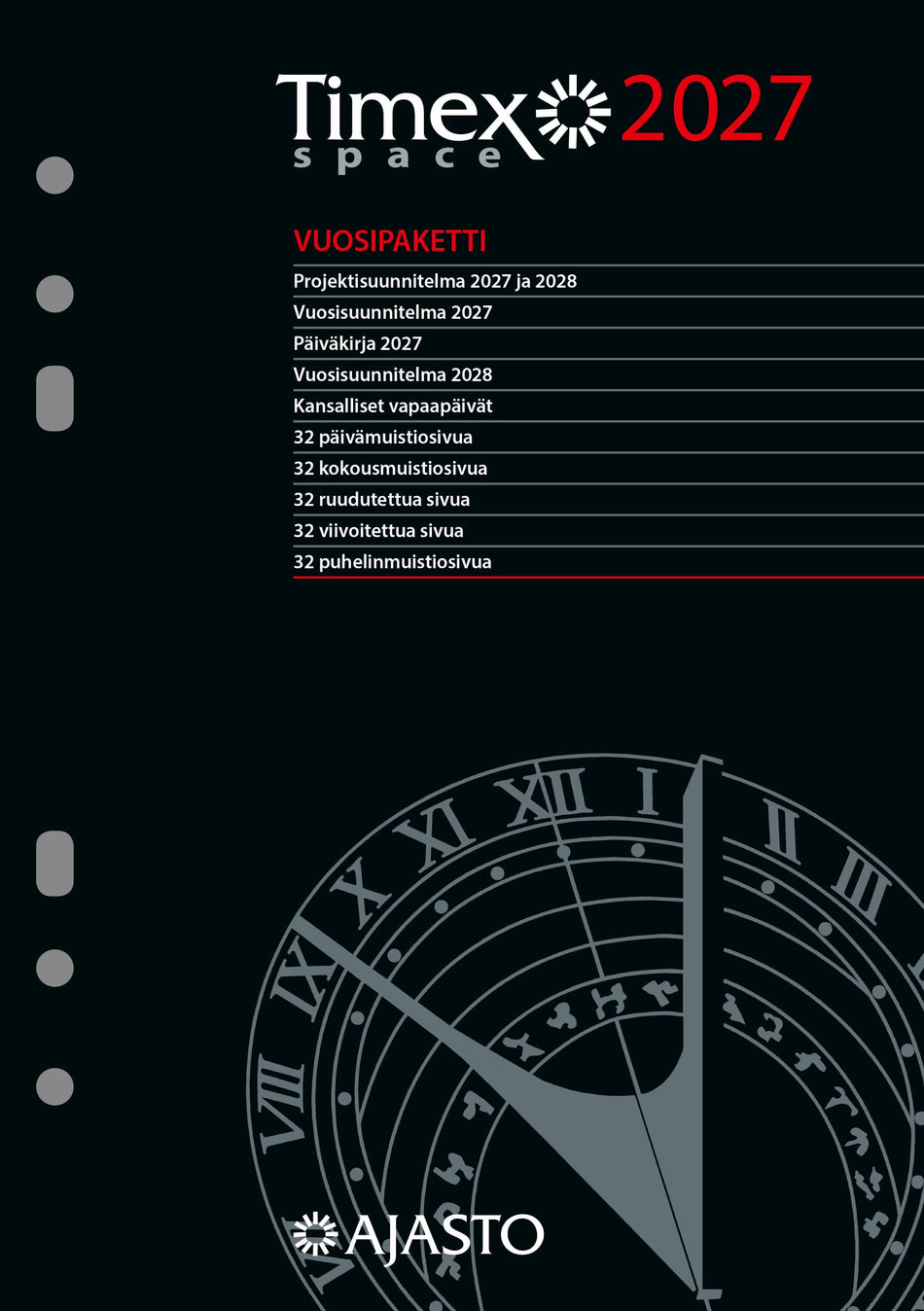 Valokuva tuotteesta Timex Space -vuosipaketti 2027, kuuluu tuoteryhmään Tasku- ja pöytäkalenterit.