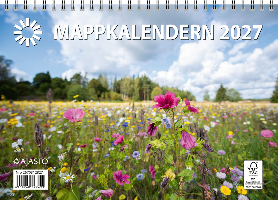 Valokuva tuotteesta Mappkalendern  2027, kuuluu tuoteryhmään Seinäkalenterit.