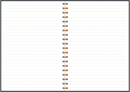Muistikirja A5 Mietelause, musta