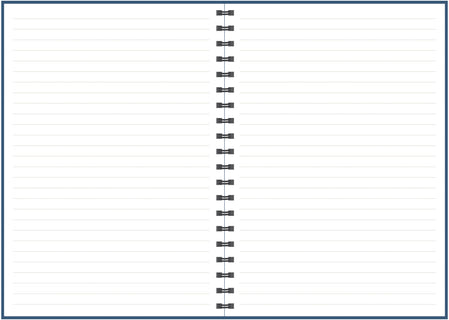 Muistikirja A5 Mietelause, sininen
