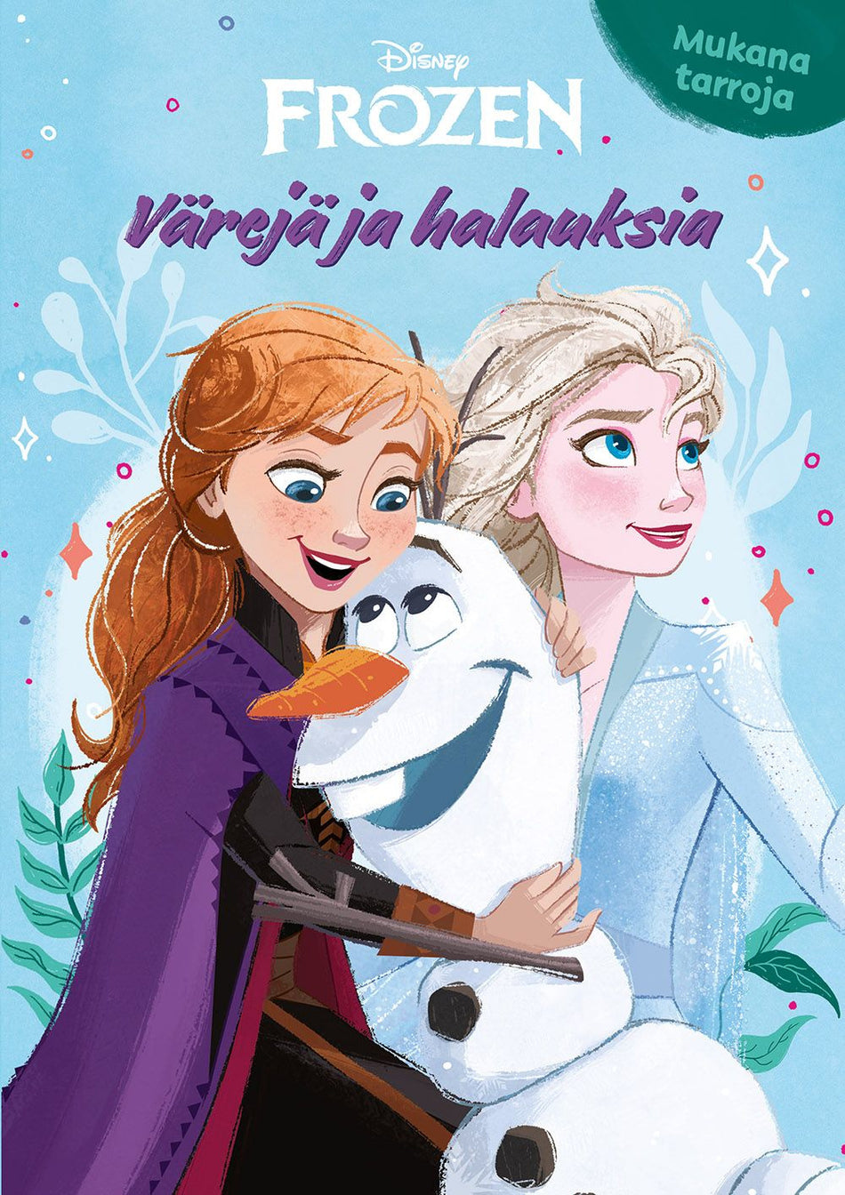 Valokuva kirjasta  Disney Frozen Värejä ja halauksia, kuuluu tuoteryhmään Väritys-puuhakirjat.