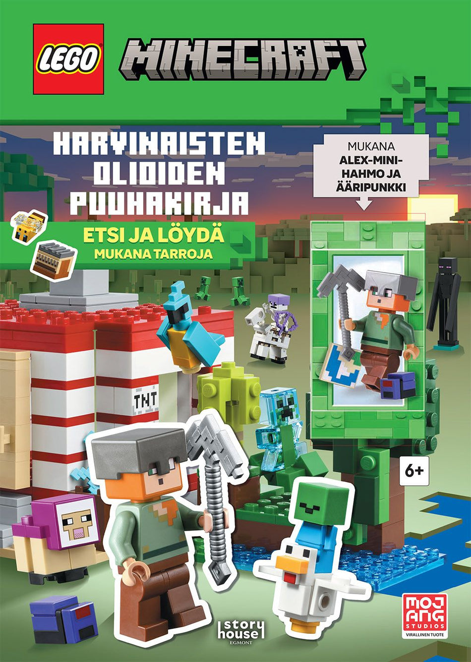 Valokuva kirjasta  LEGO Minecraft Harvinaisten olioiden puuhakirja + lelu, kuuluu tuoteryhmään Väritys-puuhakirjat.