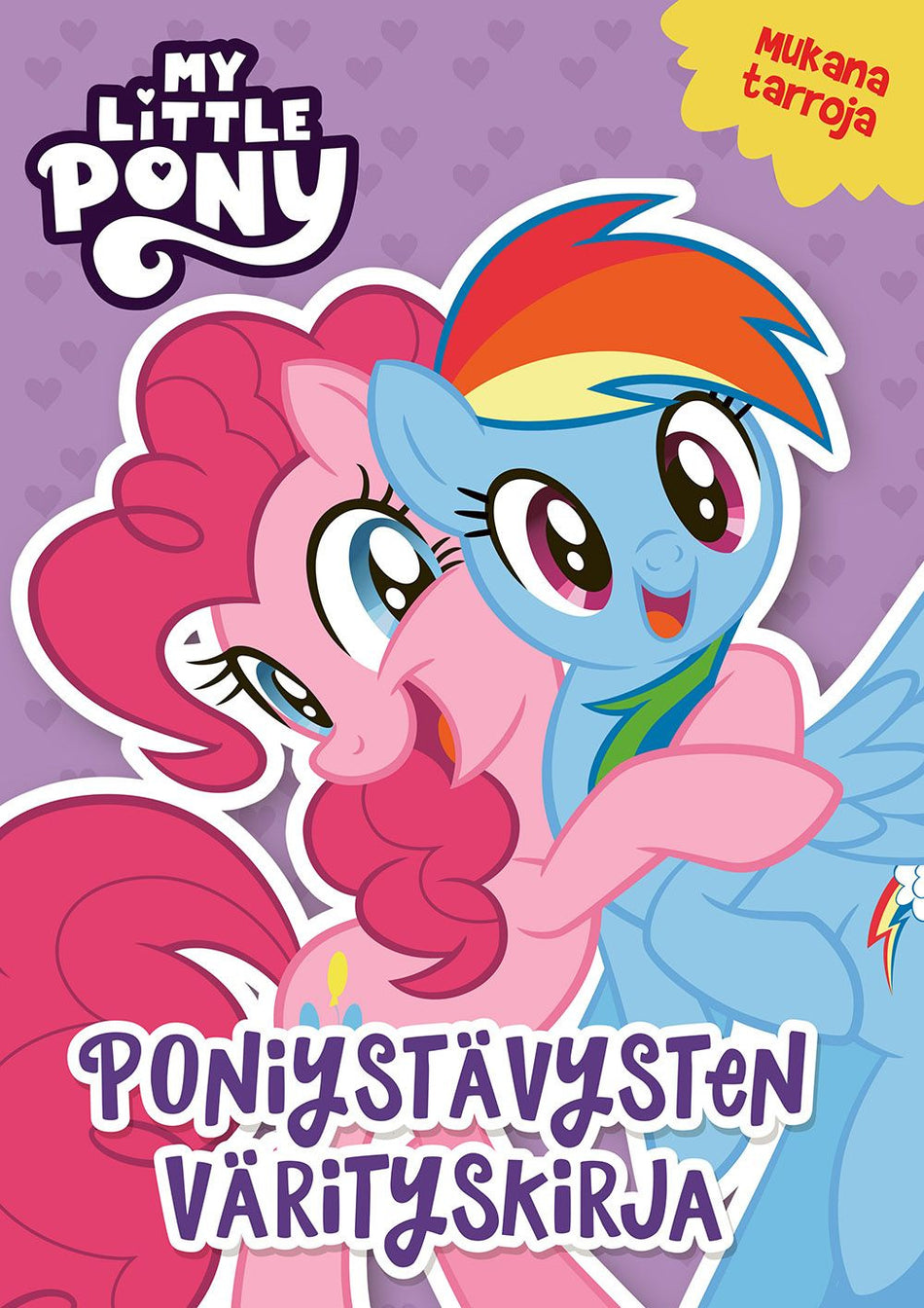 Valokuva kirjasta  My Little Pony Poniystävysten värityskirja, kuuluu tuoteryhmään Väritys-puuhakirjat.