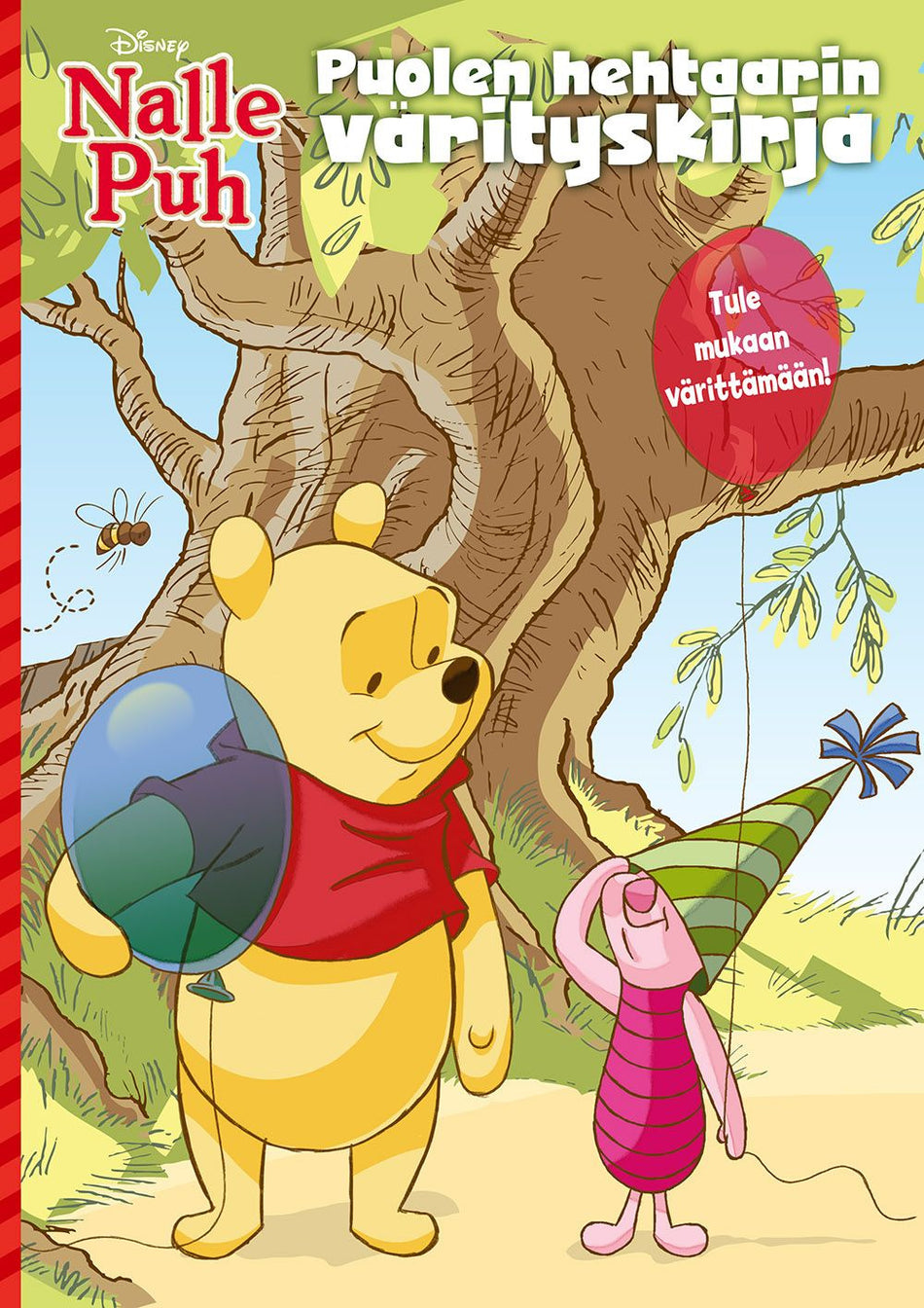 Valokuva kirjasta  Disney Nalle Puh Puolen hehtaarin värityskirja, kuuluu tuoteryhmään Väritys-puuhakirjat.