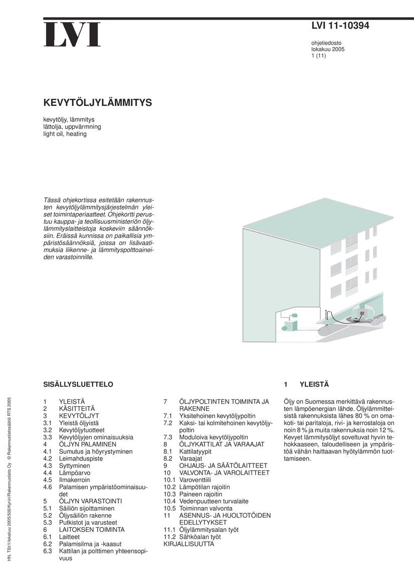 Valokuva kirjasta  LVI 11-10394, Kevytöljylämmitys, kuuluu tuoteryhmään E-kirjat tieto.