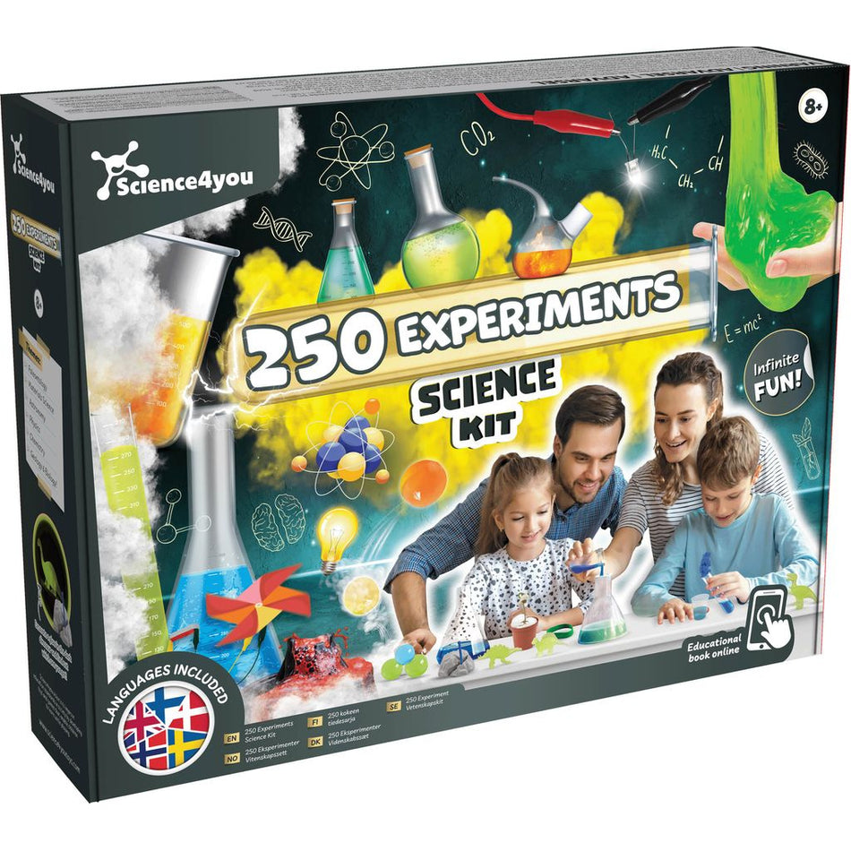 Valokuva tuotteesta Tiedesetti 250 Experiments Science4You, kuuluu tuoteryhmään Lelut.