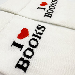 Sukat The Book Club 36-40 I Love Books, valkoinen