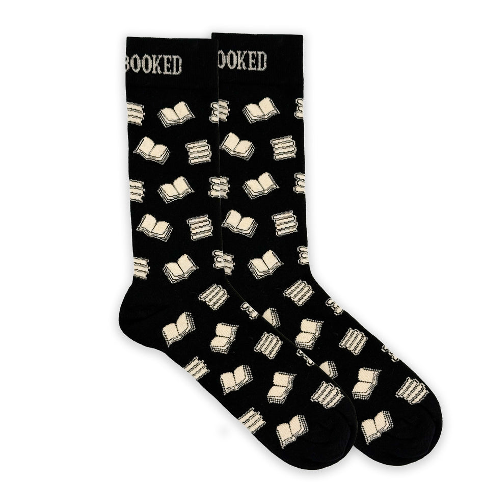 Valokuva tuotteesta Sukat The Book Club 41-46 Fully Booked, musta, kuuluu tuoteryhmään Asut asusteet.