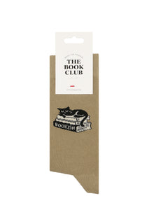 Sukat The Book Club 36-40 Bookish Cat, beige