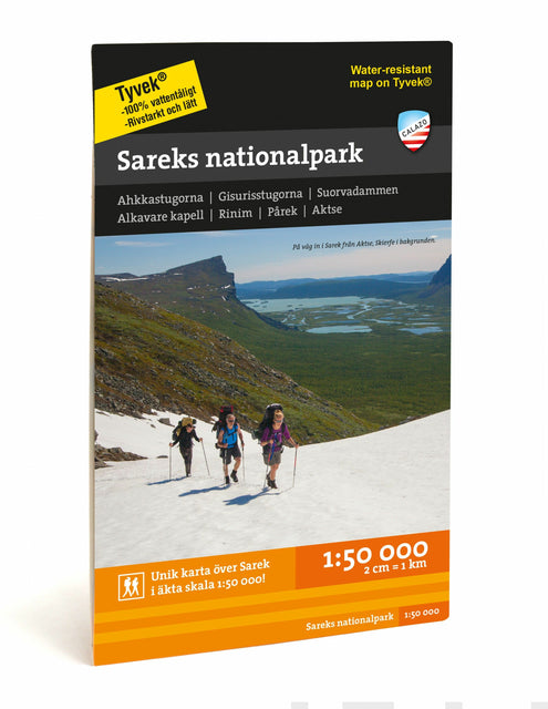 Sareks nationalpark 1:50 000