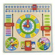 Valokuva tuotteesta Puinen kalenterikello, kuuluu tuoteryhmään Lelut.