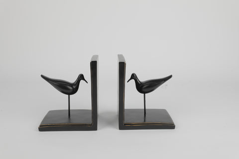 Kirjatuki 2 kpl, 13x10,5x15,5cm kahlaajalinnut, hartsia