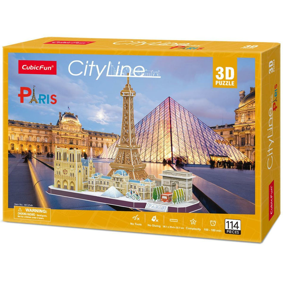 Valokuva tuotteesta Palapeli 3D 114 palaa Pariisi, kuuluu tuoteryhmään Palapelit.