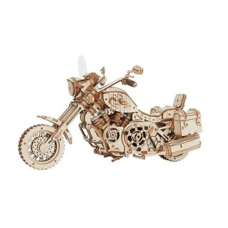 Koottava puinen pienoismalli Cruiser motorcycle