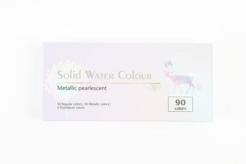 Vesivärisetti 90 väriä ja säiliösivellin