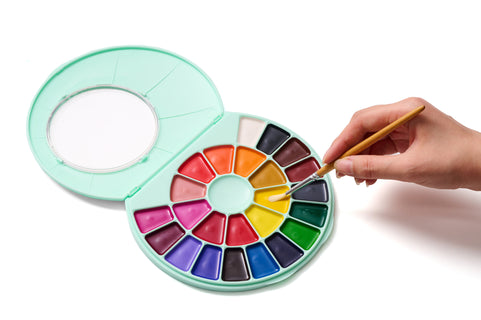 Akvarellivärisetti 24 väriä HIMI Semi-moist