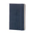 Muistikirja Moleskine Pocket Plain Hard Sapphire Blue 9x14cm, blanko sininen