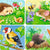 Tuotteen Palapeli 2/4/6/8 palaa Sweet Garden Residents pikkukuva 2