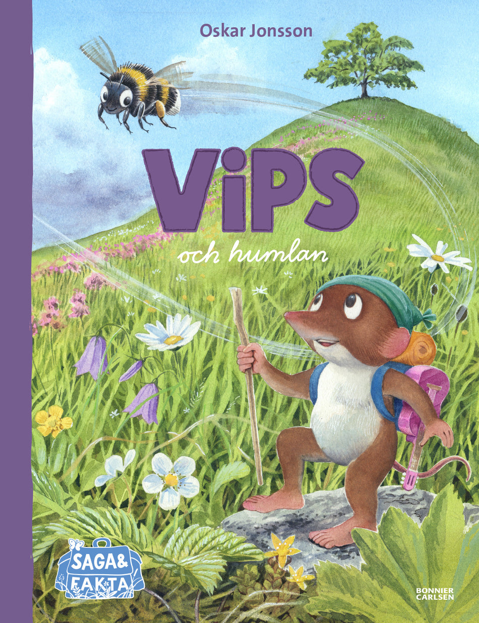 Valokuva kirjasta Oskar Jonsson Vips och humlan, kuuluu tuoteryhmään Ruots lapset nuoret ja sarjakuvat.