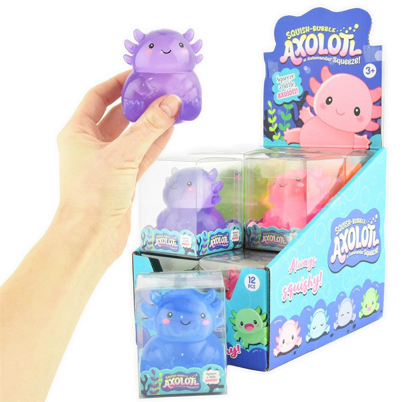 Valokuva tuotteesta Stressilelu Sugar soft Axolotl lajitelma, kuuluu tuoteryhmään Lelut.