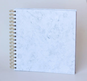 Valokuva-albumi Bigso 22x22cm/50 sivua, valkoiset sivut, Marble