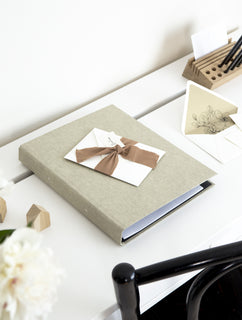 Rengaskansio Ringo A4 pellava Bigso