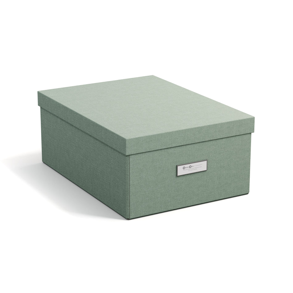 Valokuva tuotteesta Säilytyslaatikko Katia salvia Bigso, kuuluu tuoteryhmään Säilytystarvikkeet.