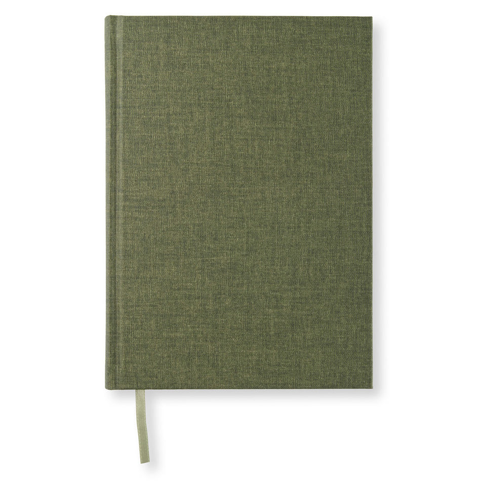 Valokuva tuotteesta Muistikirja A5/256s Paperstyle Khaki Green viivallinen, kuuluu tuoteryhmään Muistikirjat.