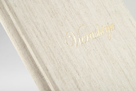 Vieraskirja 18,5x18,5 cm Paperstyle natur