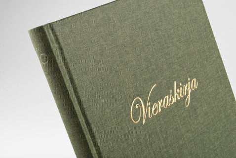 Vieraskirja 18,5x18,5 cm Paperstyle vihreä