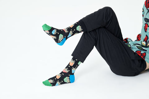 Sukat Happy Socks Popcorn 41-46