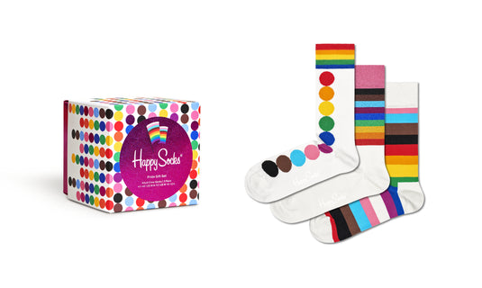 Lahjapakkaus Happy Socks Pride 41-46 3 paria