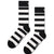 Tuotteen Sukat Happy Socks 41-46 Classic Black &amp; White lahjapakkaus 4 paria pikkukuva 4