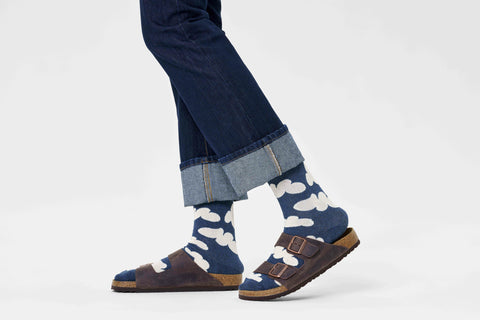 Sukat Happy Socks Cloudy 41-46 navy