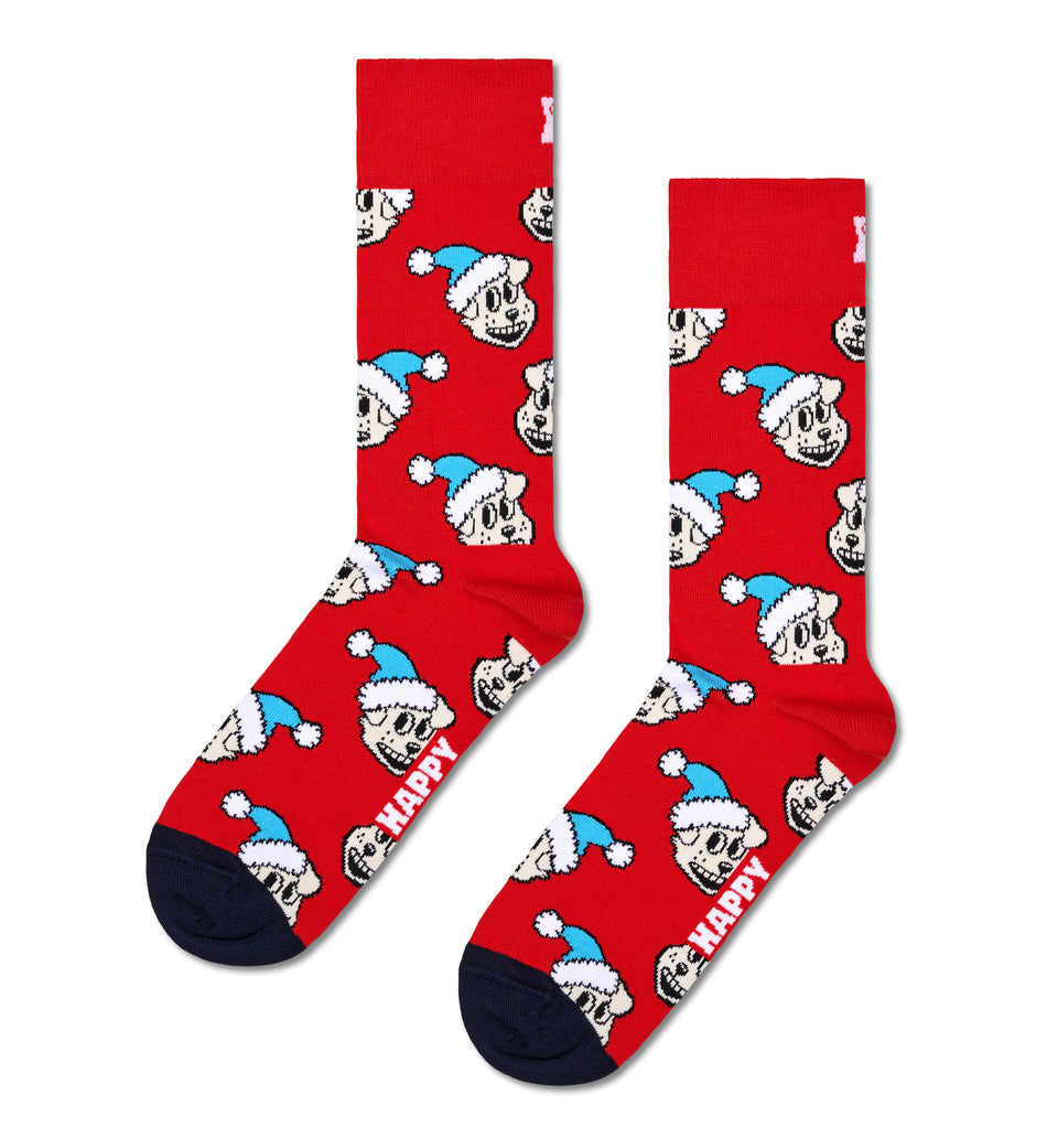 Valokuva tuotteesta Sukat Happy Socks Holiday Doggo 36-40, kuuluu tuoteryhmään Asut asusteet.