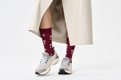 Sukat Happy Socks Glass Of Wine 41-46