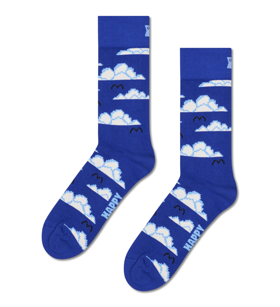 Valokuva tuotteesta Sukat Happy Socks 36-40 Pixelated Cloud, kuuluu tuoteryhmään Asut asusteet.