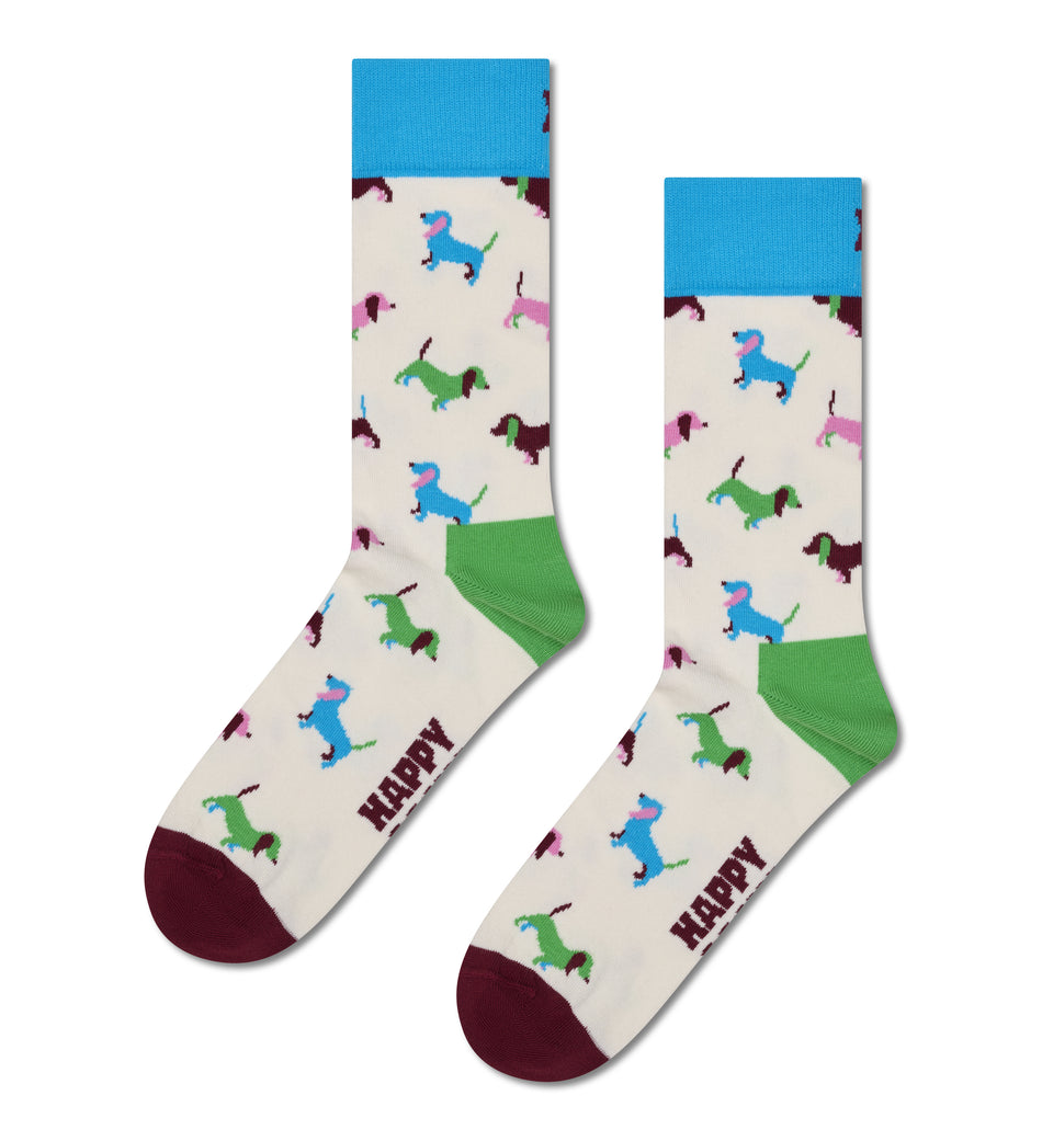 Valokuva tuotteesta Sukat Happy Socks Love 41-46 Puppy Love, kuuluu tuoteryhmään Asut asusteet.