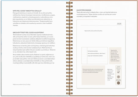 Life Planner Feel good 2025-2026 (lukuvuosikalenteri)