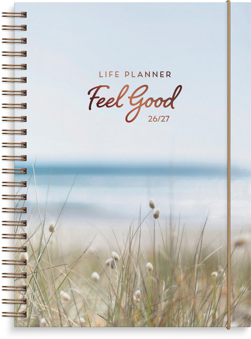 Valokuva tuotteesta Life Planner Feel good A5 2026-2027 (lukuvuosikalenteri), kuuluu tuoteryhmään Lukuvuosikalenterit.