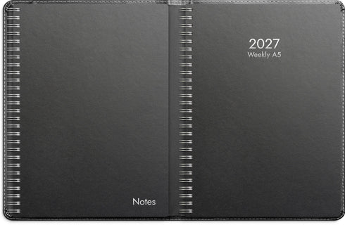 Iso Notes musta keinonahka 2027
