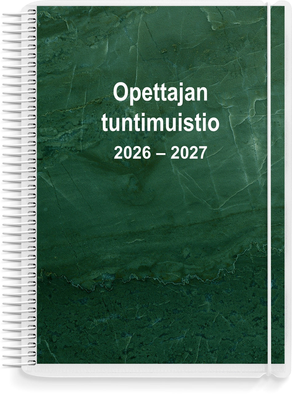 Valokuva tuotteesta Opettajan tuntimuistio A5 2026-2027 (lukuvuosikalenteri), kuuluu tuoteryhmään Lukuvuosikalenterit.