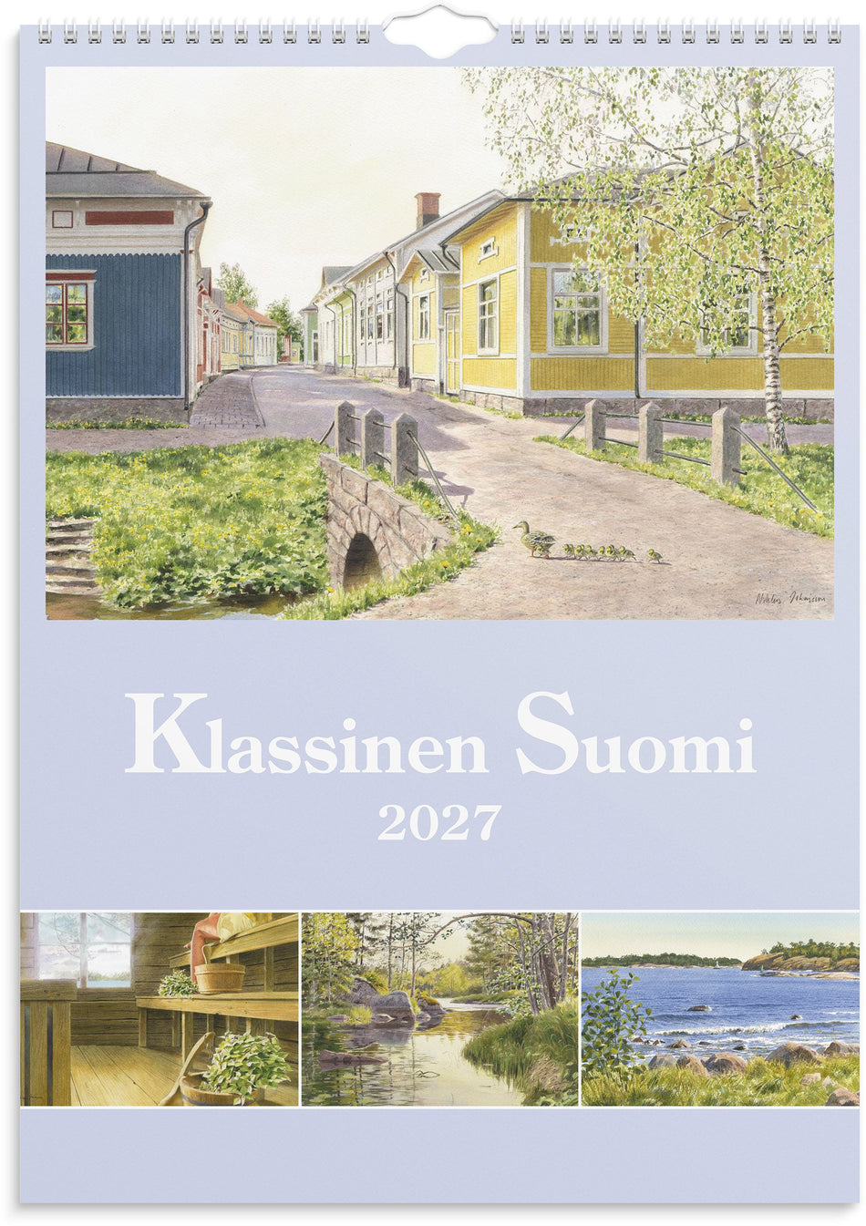 Valokuva tuotteesta Klassinen Suomi 2027, kuuluu tuoteryhmään Seinäkalenterit.