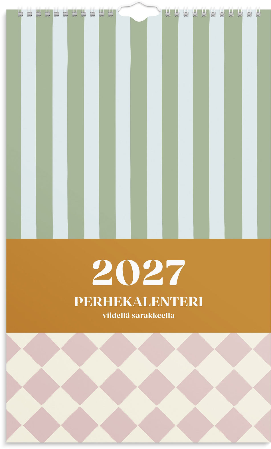 Valokuva tuotteesta Perhekalenteri Color Blocking 2027, kuuluu tuoteryhmään Seinäkalenterit.