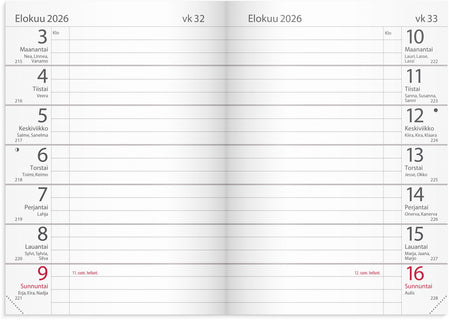 Mininote liimasidottu 2026