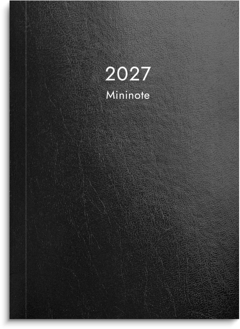 Valokuva tuotteesta Mininote liimasidottu 2027, kuuluu tuoteryhmään Tasku- ja pöytäkalenterit.