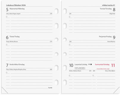 Compact kalenteripaketti 18 kk 2025-2026 (lukuvuosikalenteri)