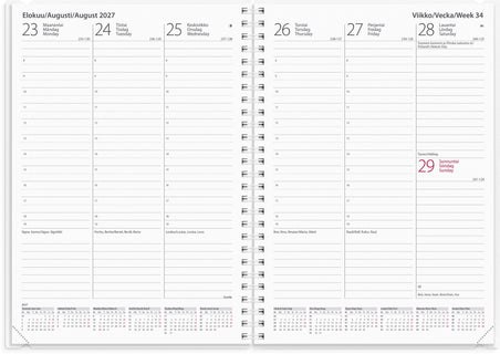 Weekly 4 in 1 2027