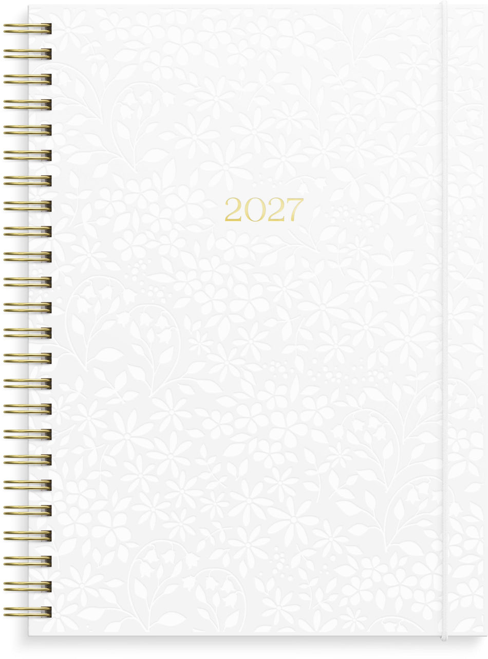 Valokuva tuotteesta Weekly White 2027, kuuluu tuoteryhmään Tasku- ja pöytäkalenterit.